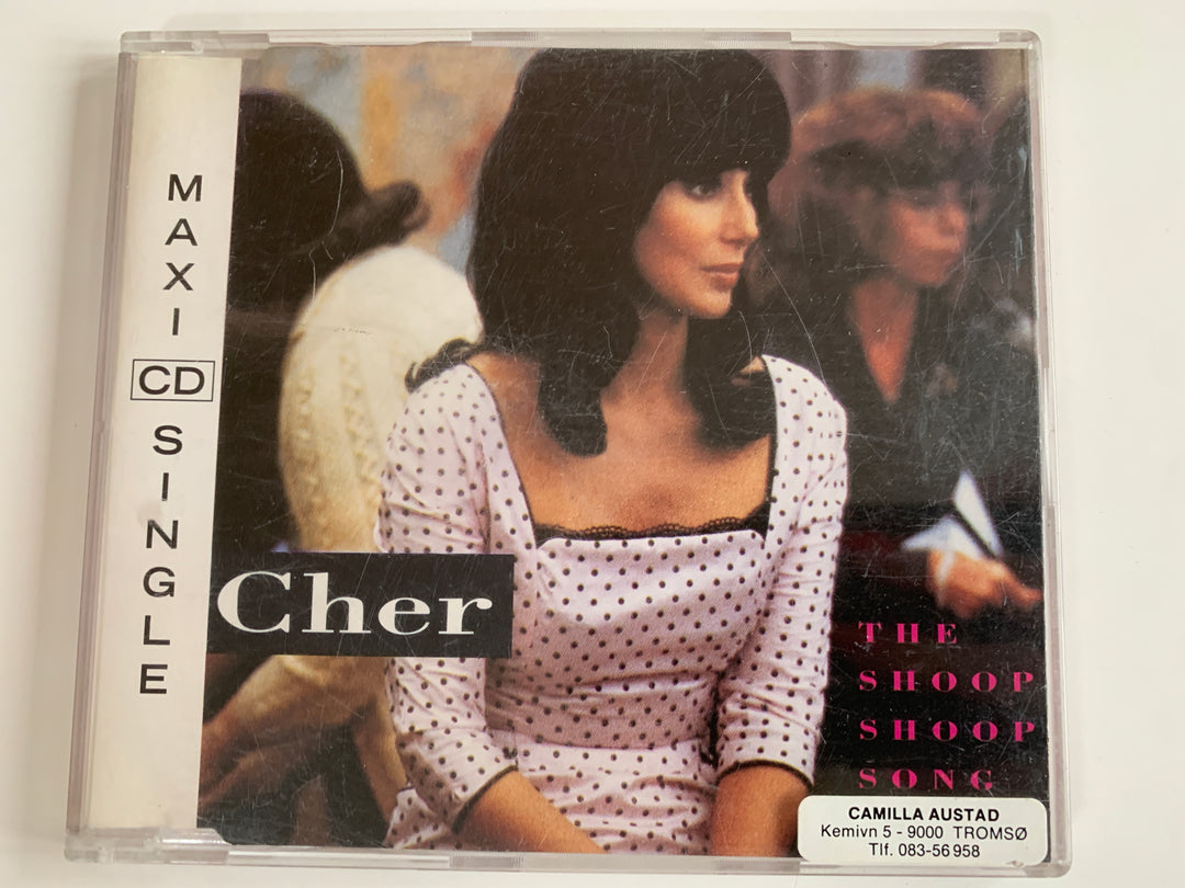 Cher – The Shoop Shoop Song (It's in His Kiss). Maxi CD-singel. 1990. Maxi-CD.
