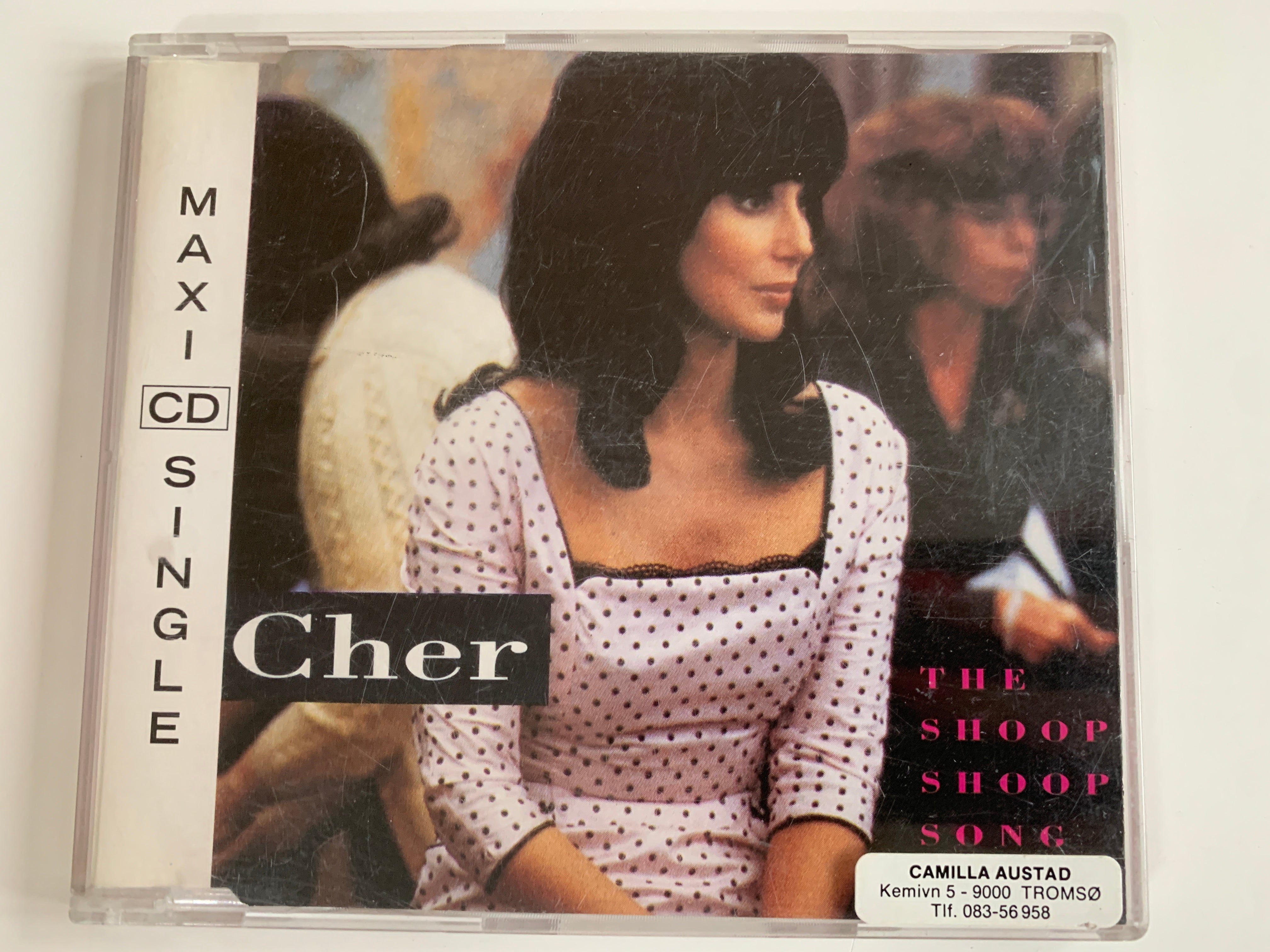 Cher – The Shoop Shoop Song (It's in His Kiss). Maxi CD-singel. 1990. Maxi-CD.