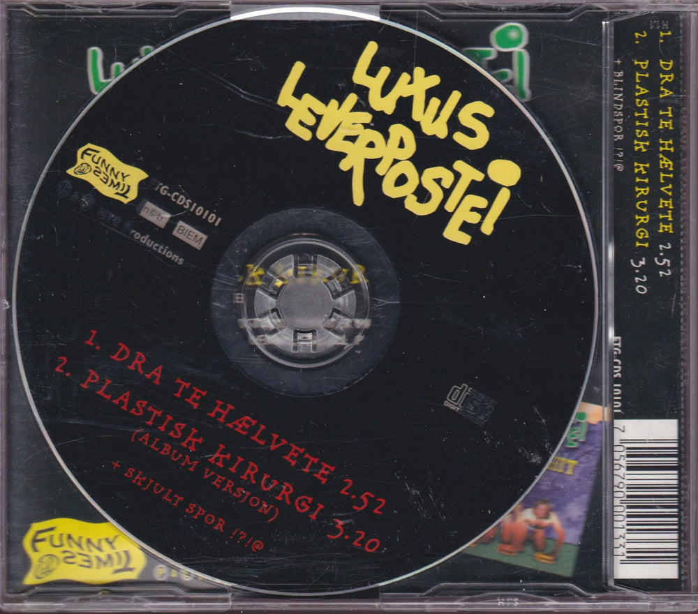 Luxus Leverpostei – Dra Te Hælvete. 1996. CD-singel.