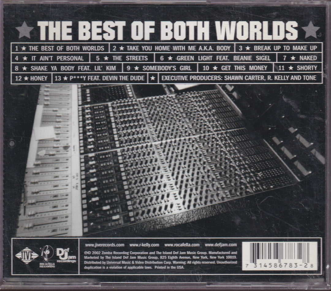 R. Kelly & Jay-Z – The Best Of Both Worlds. 2002. CD.