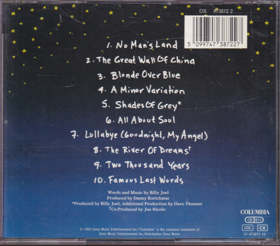 Billy Joel – River Of Dreams. 1993. CD.