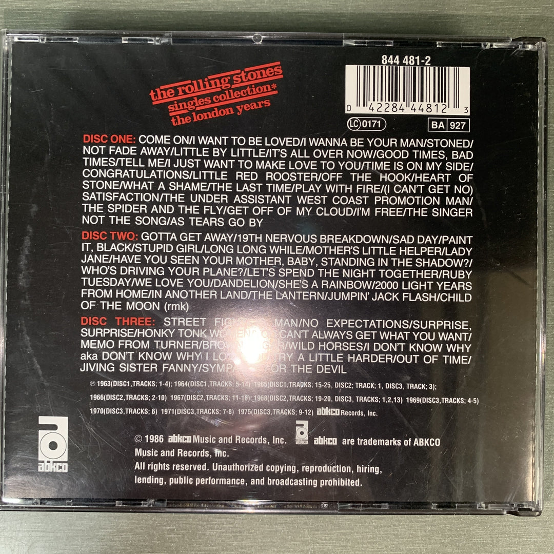 The Rolling Stones – Singles Collection: The London Years. 1989. 3CD.
