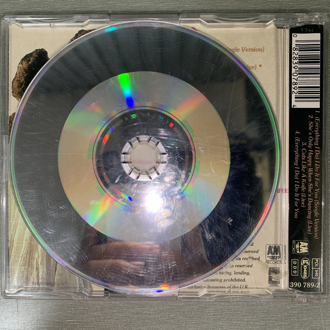 Bryan Adams – (Everything I Do) I Do It For You. 1991. CD-singel.