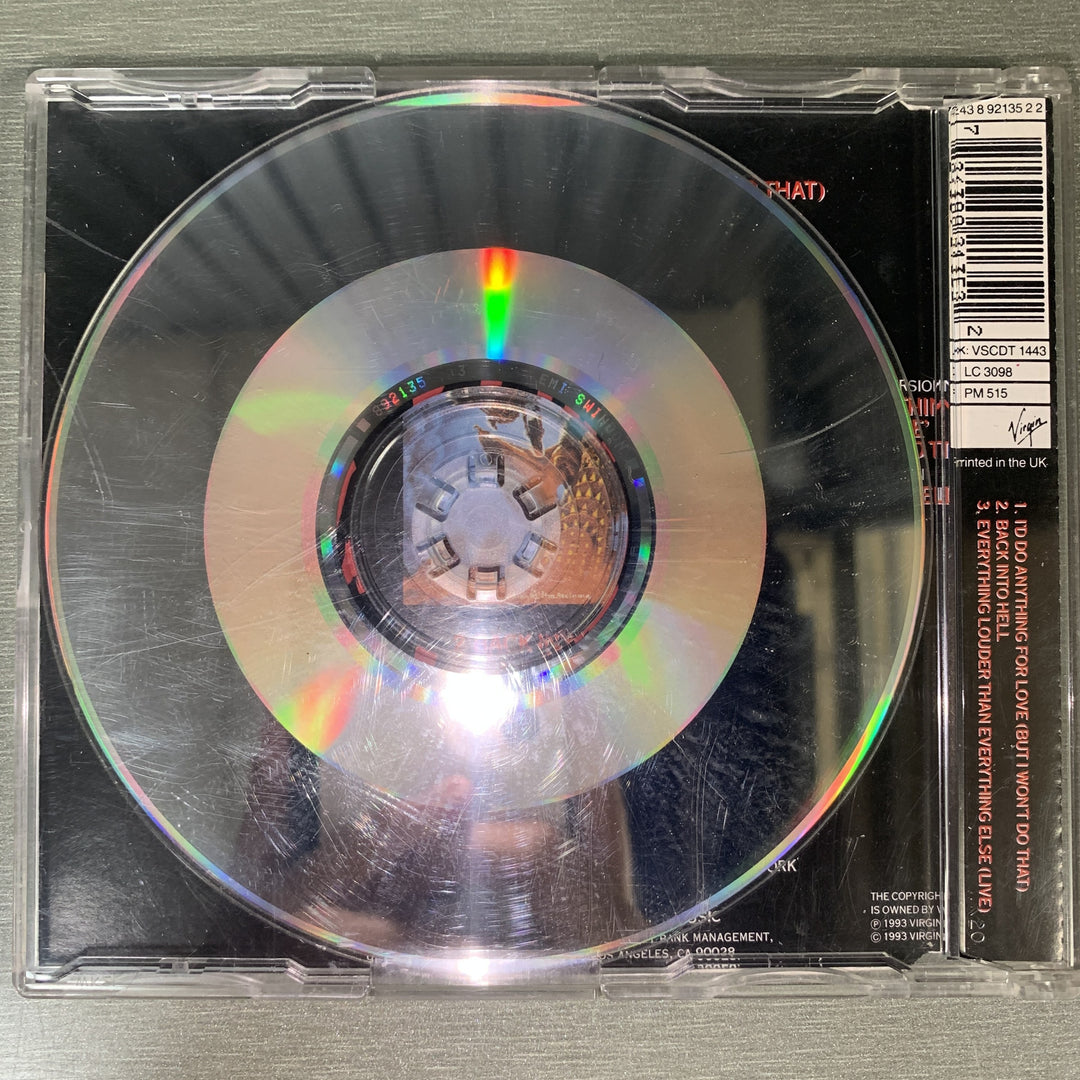 Meat Loaf – I'd Do Anything For Love (But I Won't Do That). 1993. CD-singel.