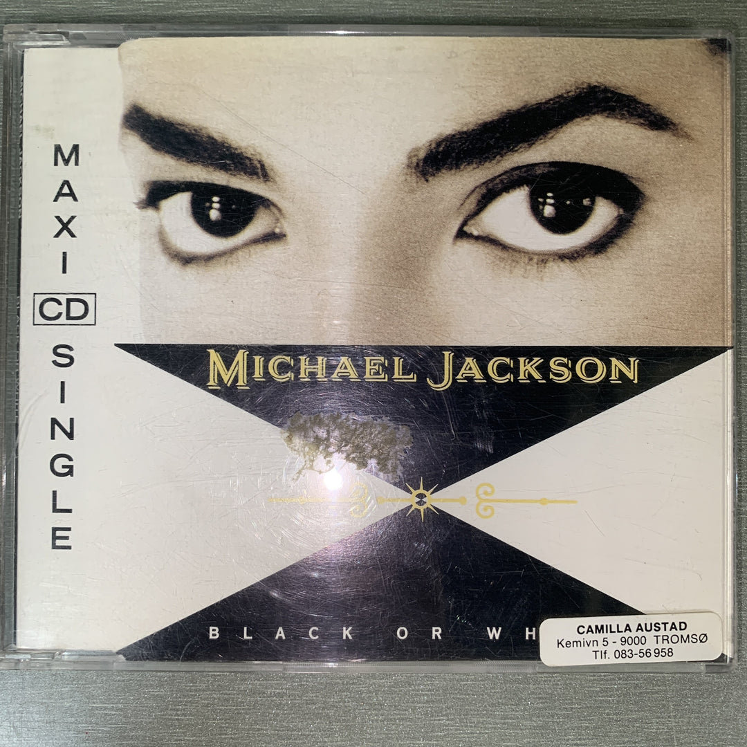 Michael Jackson – Black Or White. 1991. CD-singel.