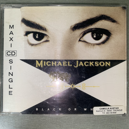 Michael Jackson – Black Or White. 1991. CD-singel.