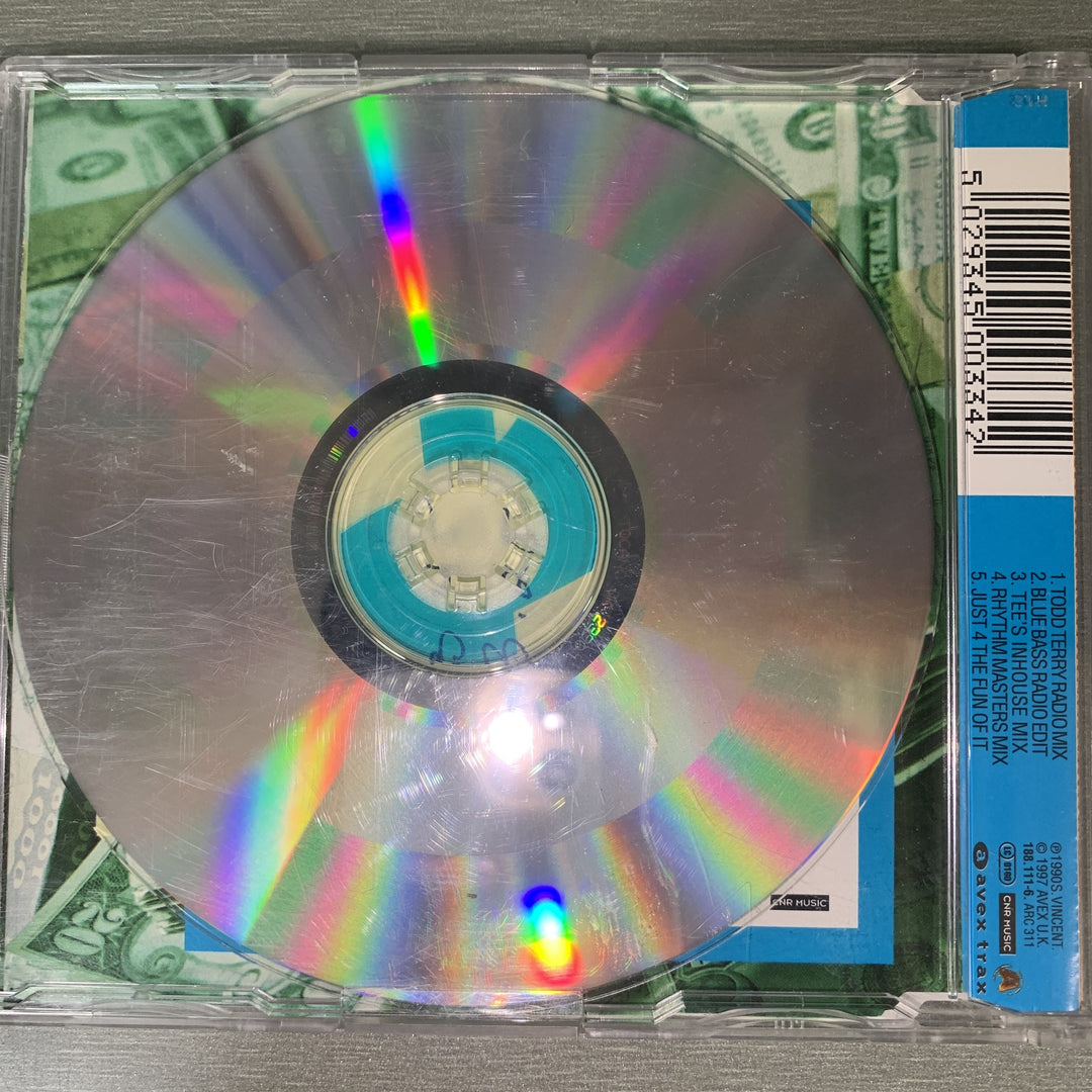The Adventures of Stevie V – Dirty Cash. 1989. CD-singel.