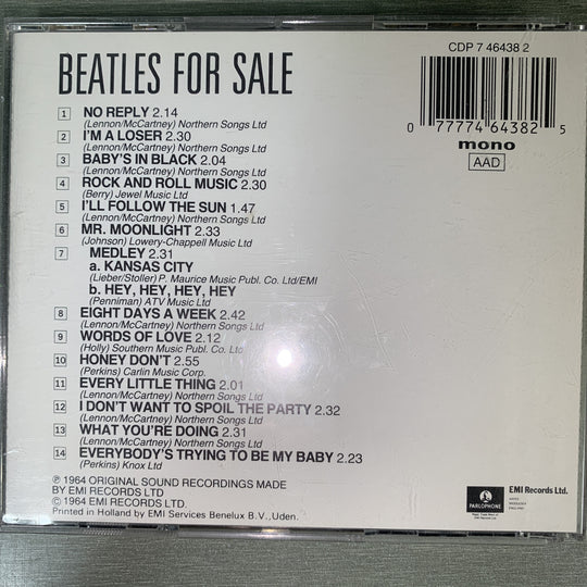 The Beatles – Beatles For Sale. 1964. CD.