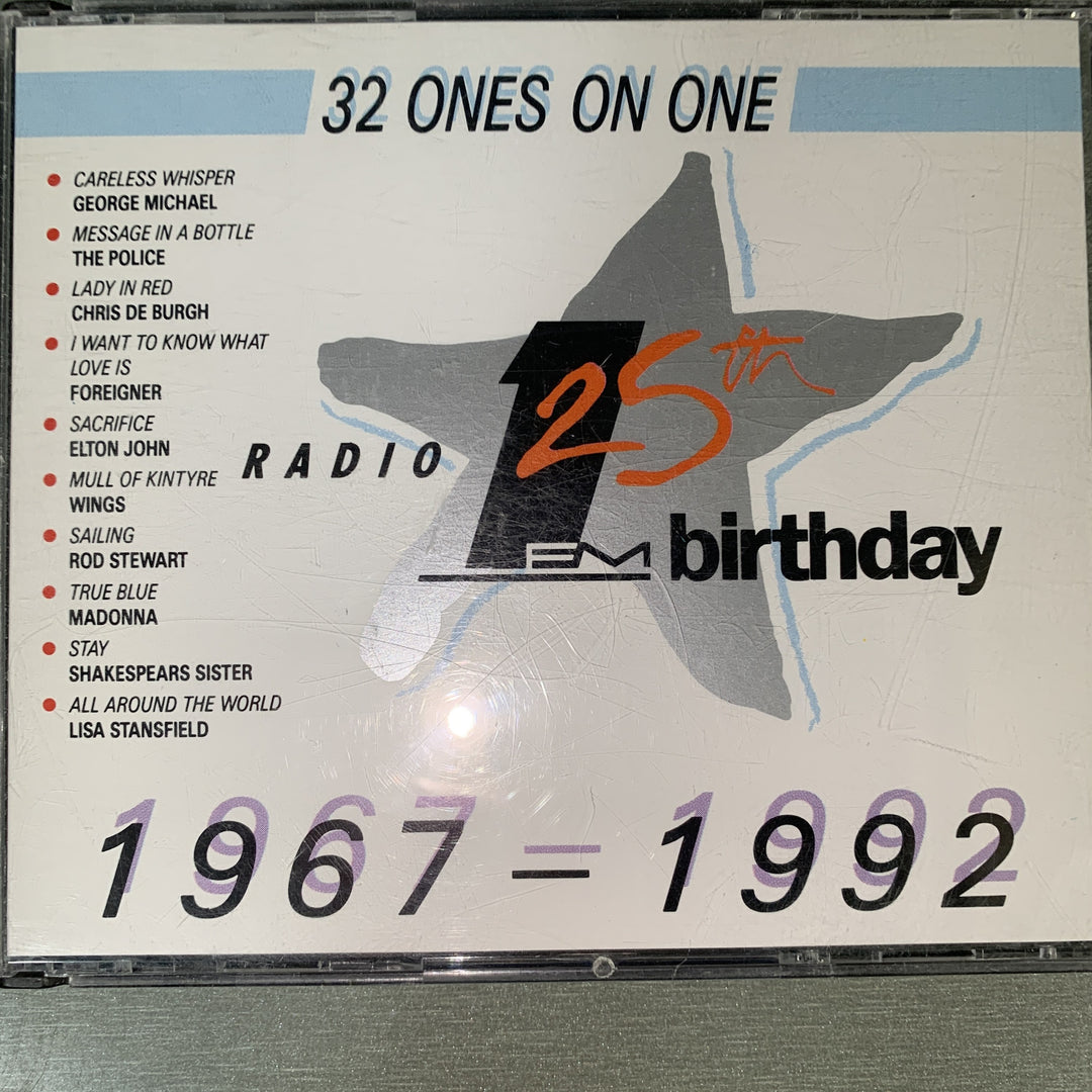 32 Ones On One - Radio 1's 25th Birthday. 1992. 2CD.