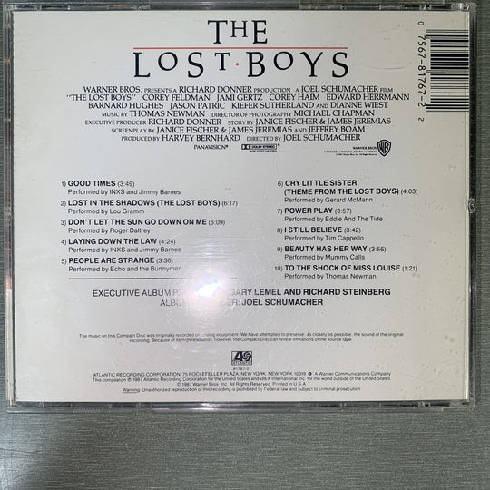 The Lost Boys (Original Motion Picture Soundtrack). 1987. CD.