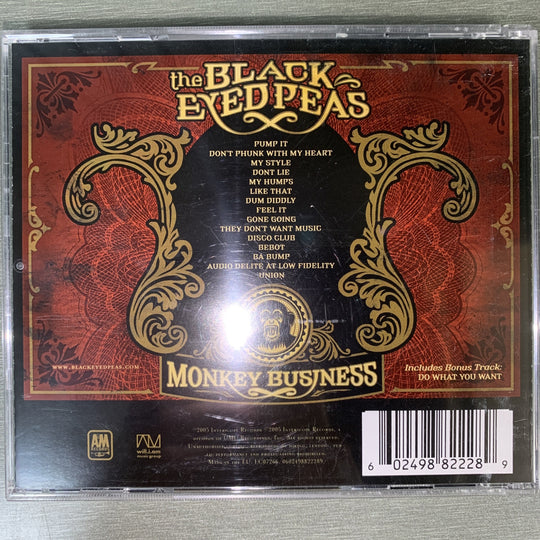 The Black Eyed Peas – Monkey Business. 2005. CD.