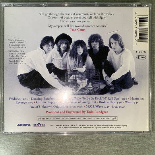 Patti Smith Group – Wave. 1979. CD.