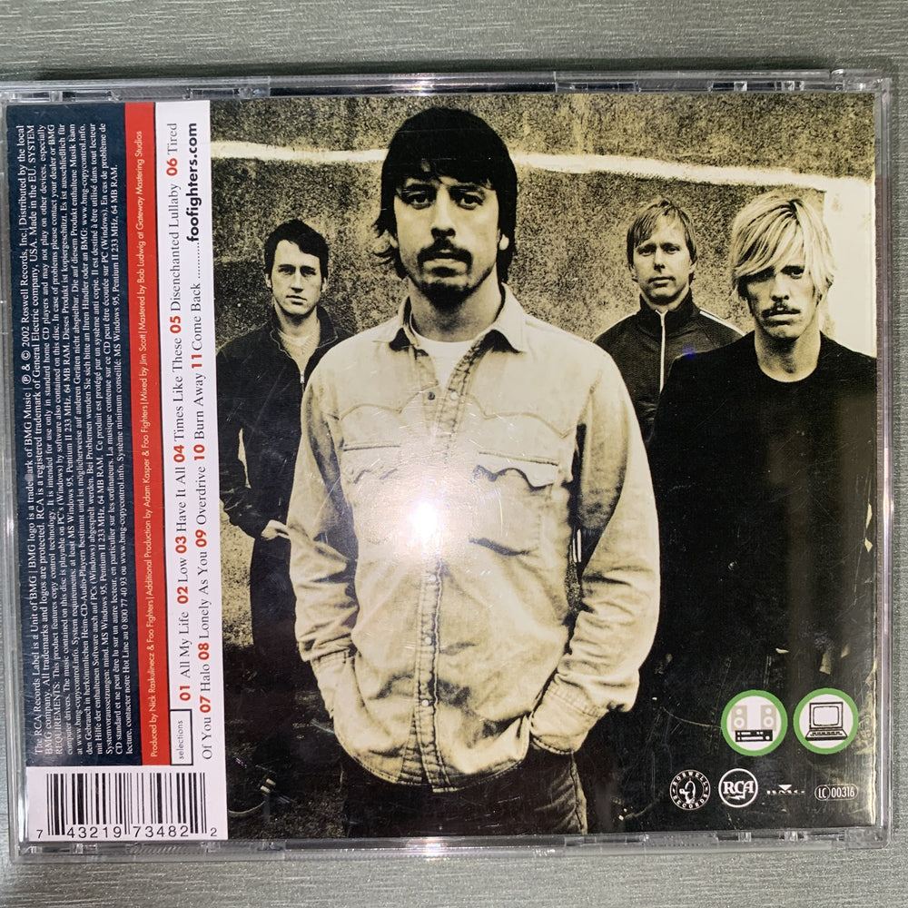 Foo Fighters – One By One. 2002. CD.