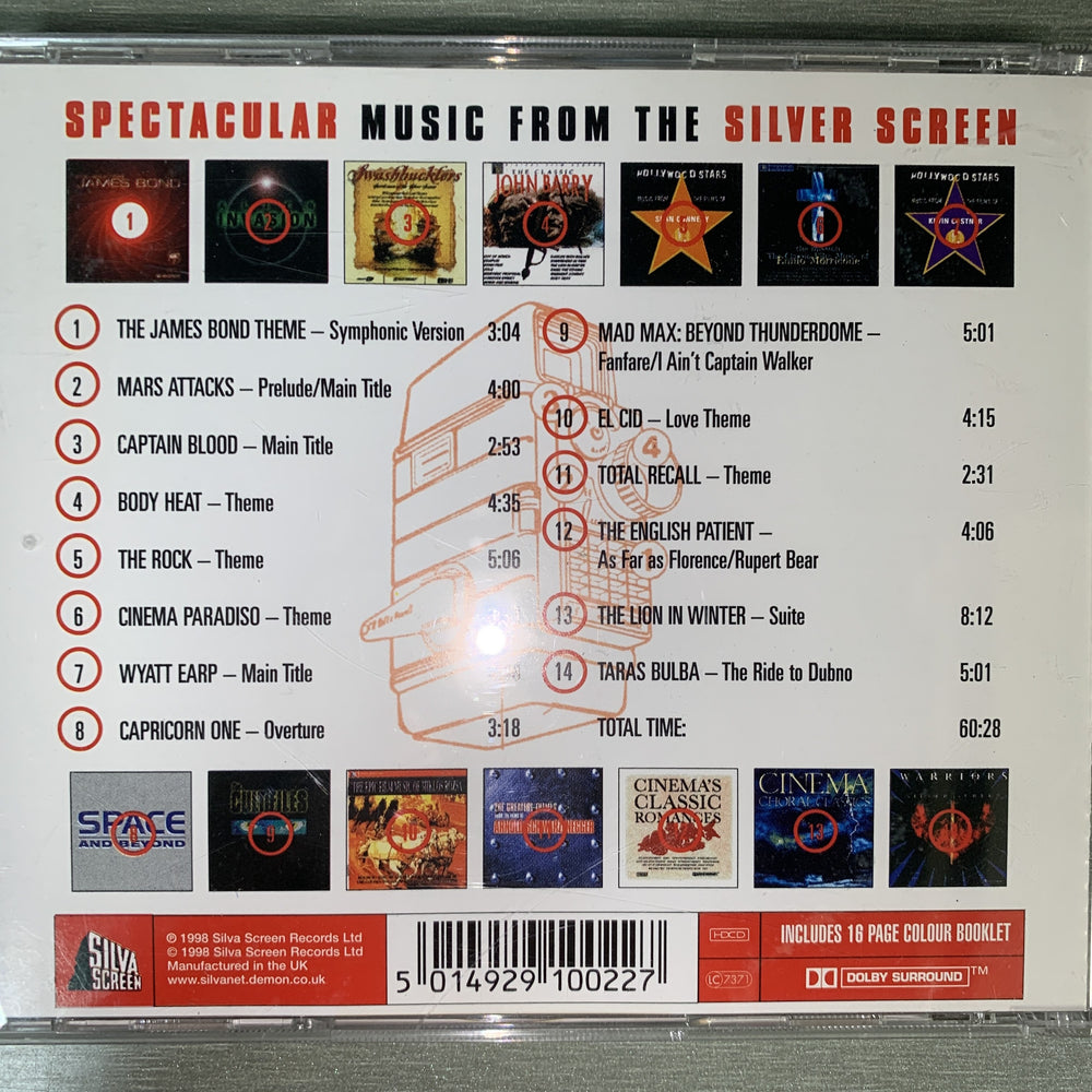Spectacular Music From The Silver Screen. 1998. CD.