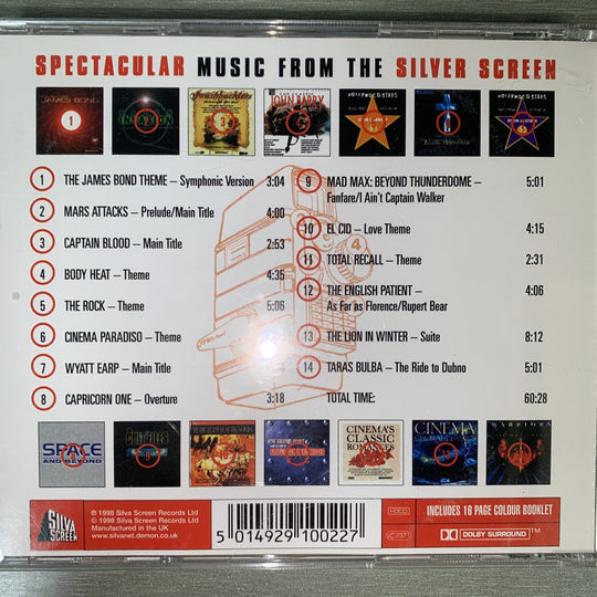 Spectacular Music From The Silver Screen. 1998. CD.