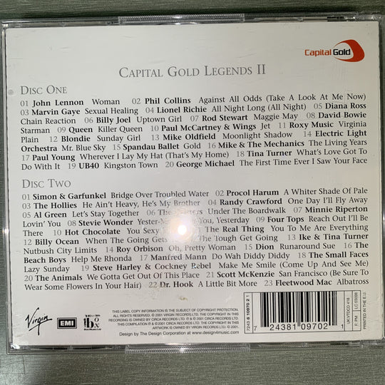 Capital Gold Legends II. 2001. 2CD.