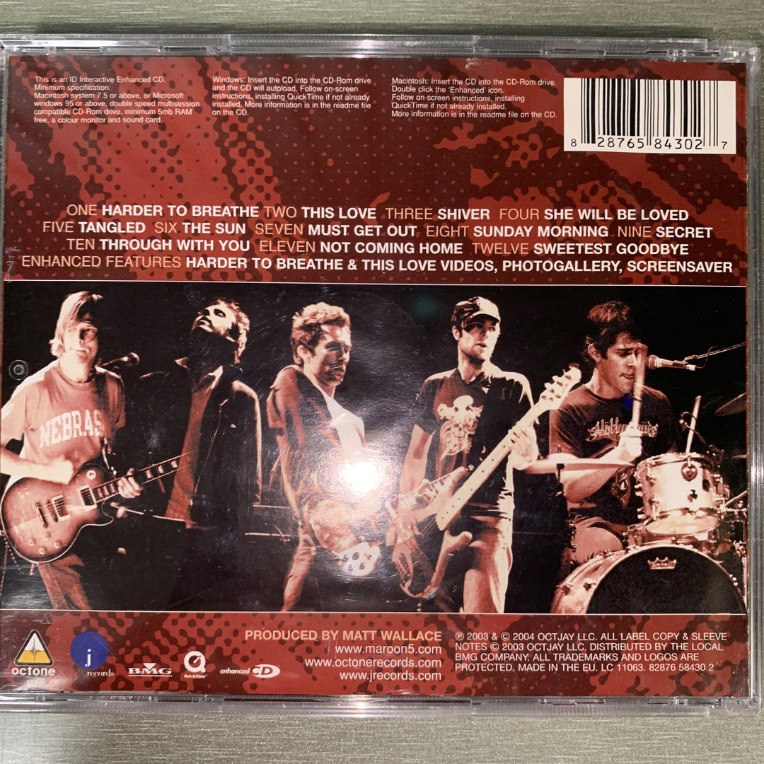 Maroon 5 – Songs About Jane. 2004. CD.