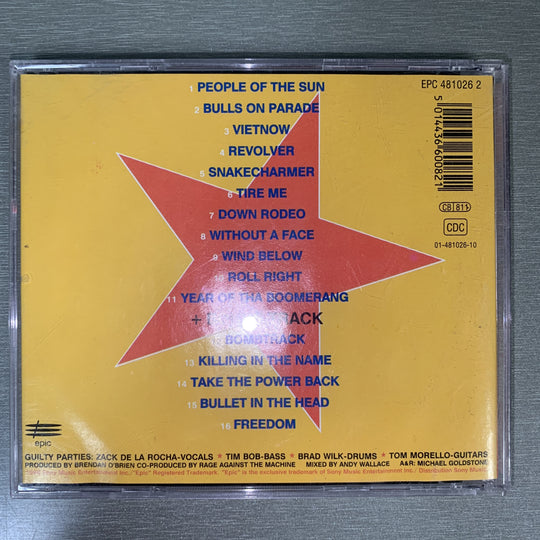 Rage Against The Machine – Evil Empire. 1996. CD.