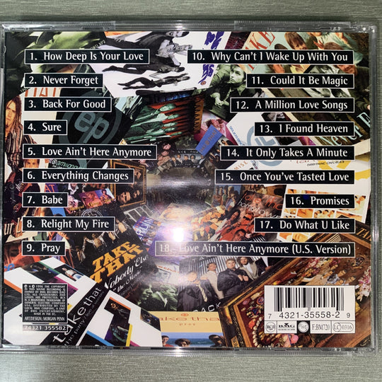Take That – Greatest Hits. 1996. CD.
