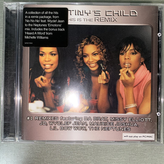 Destiny's Child – This Is The Remix. 2002. CD.