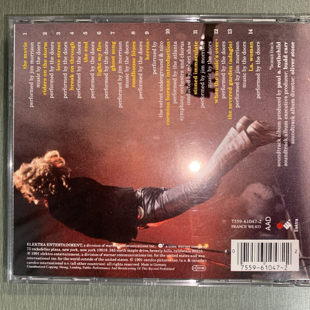 The Doors – The Doors (Music From The Original Motion Picture). 1991. CD.