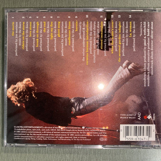 The Doors – The Doors (Music From The Original Motion Picture). 1991. CD.