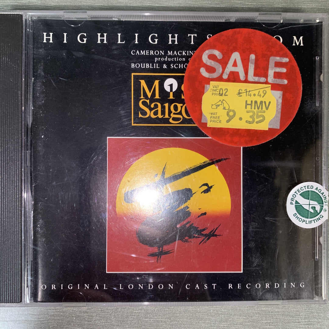 Original London Cast – Highlights From Miss Saigon. 1990. CD.