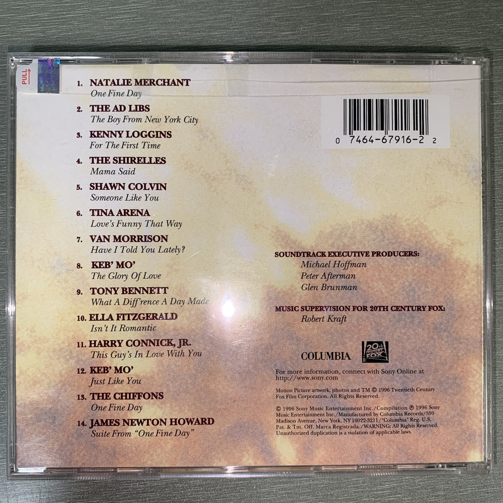 One Fine Day (Music From The Motion Picture). 1997. CD.