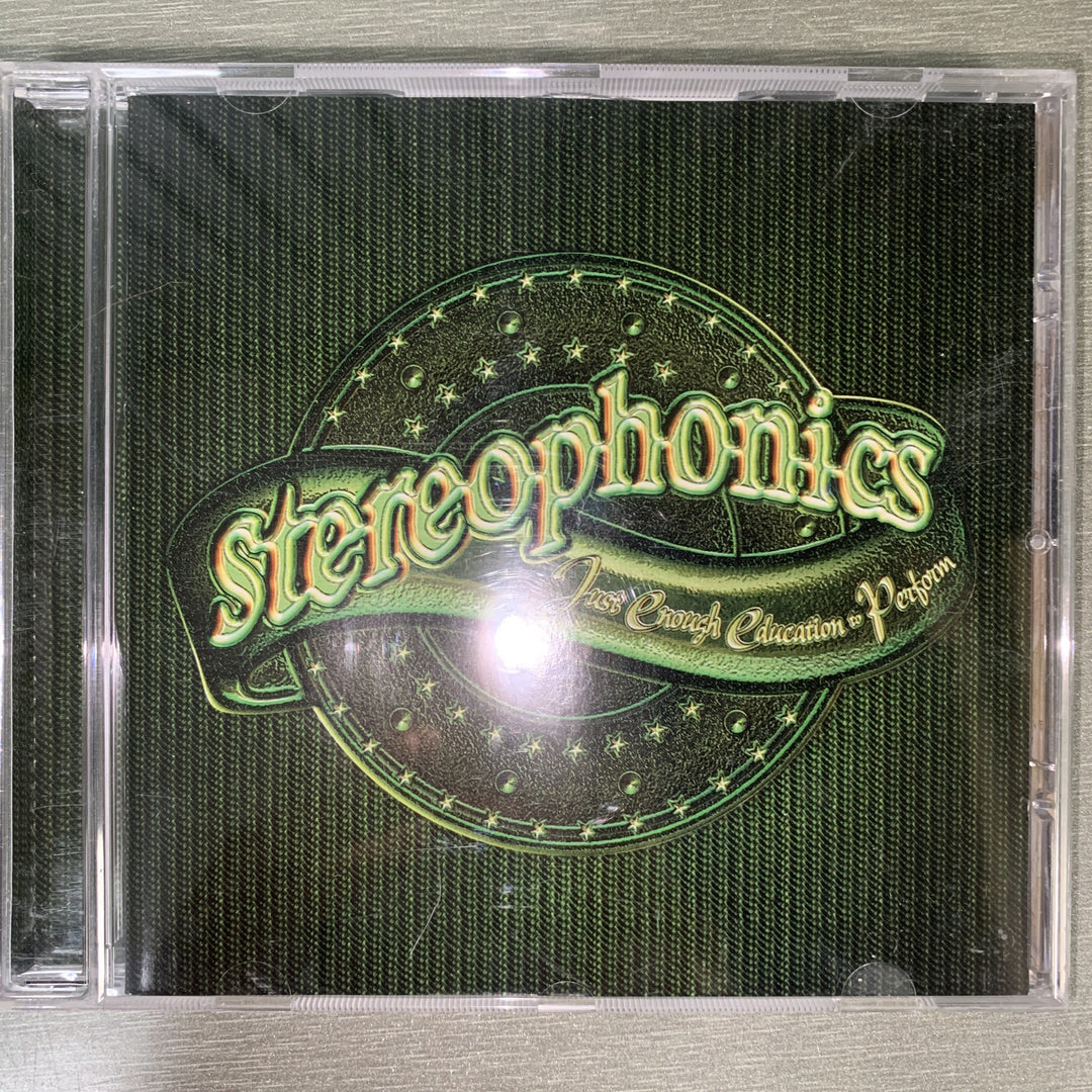 Stereophonics – Just Enough Education To Perform. 2001. CD.