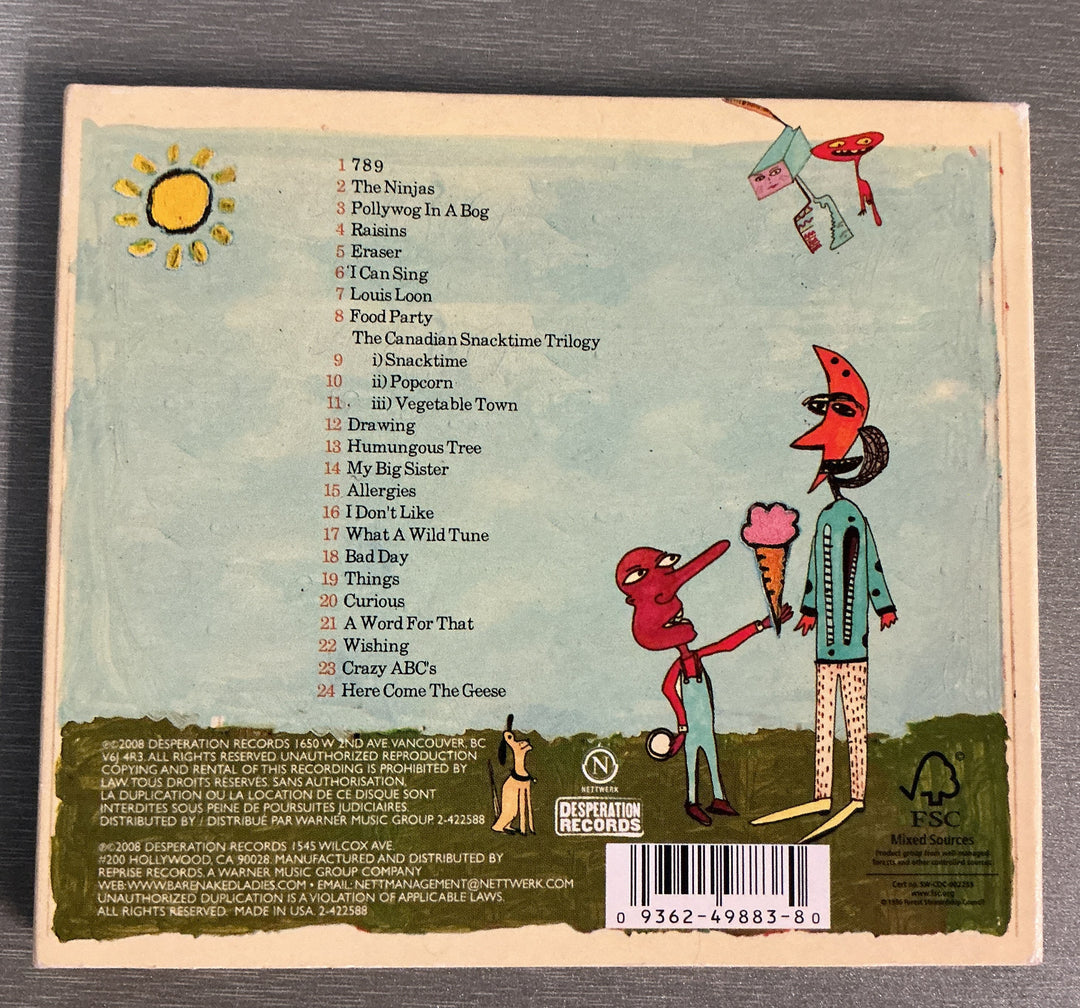 Barenaked Ladies – Snacktime!. 2008. CD.