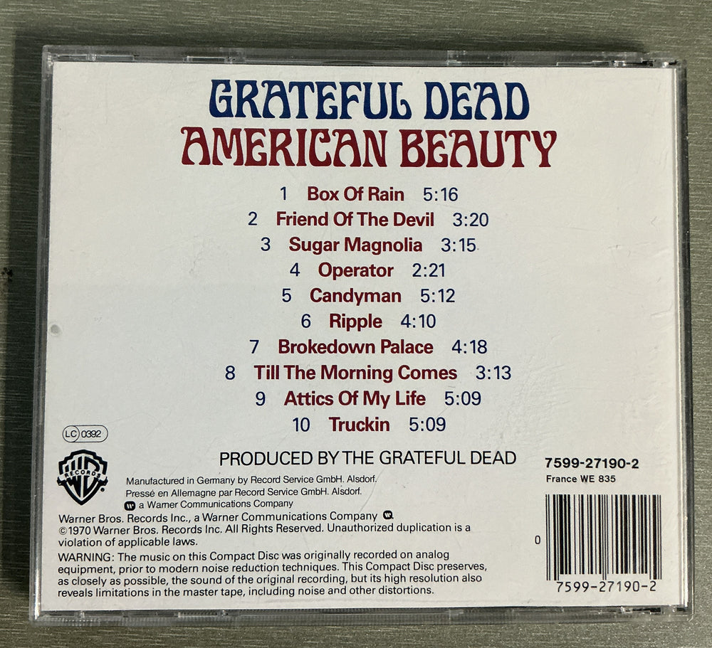 Grateful Dead – American Beauty. 1970. CD.
