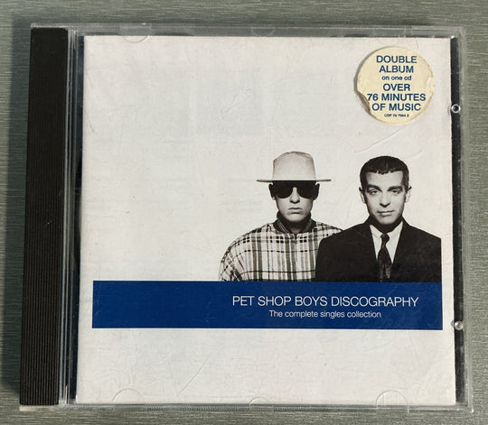 Pet Shop Boys – Discography (The Complete Singles Collection). 1991. CD.