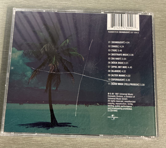 Rammstein – Sehnsucht. 1997. CD.