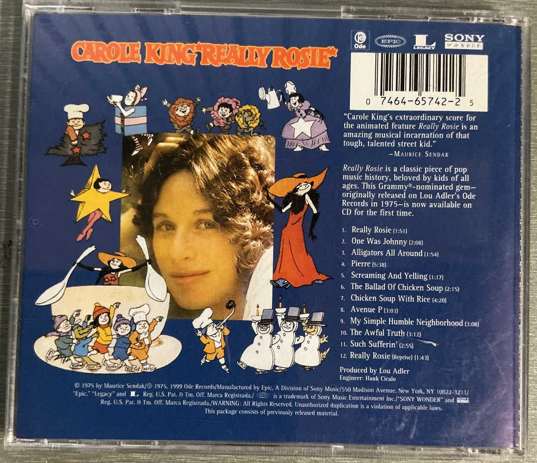 Carole King – Really Rosie. 1975. CD.