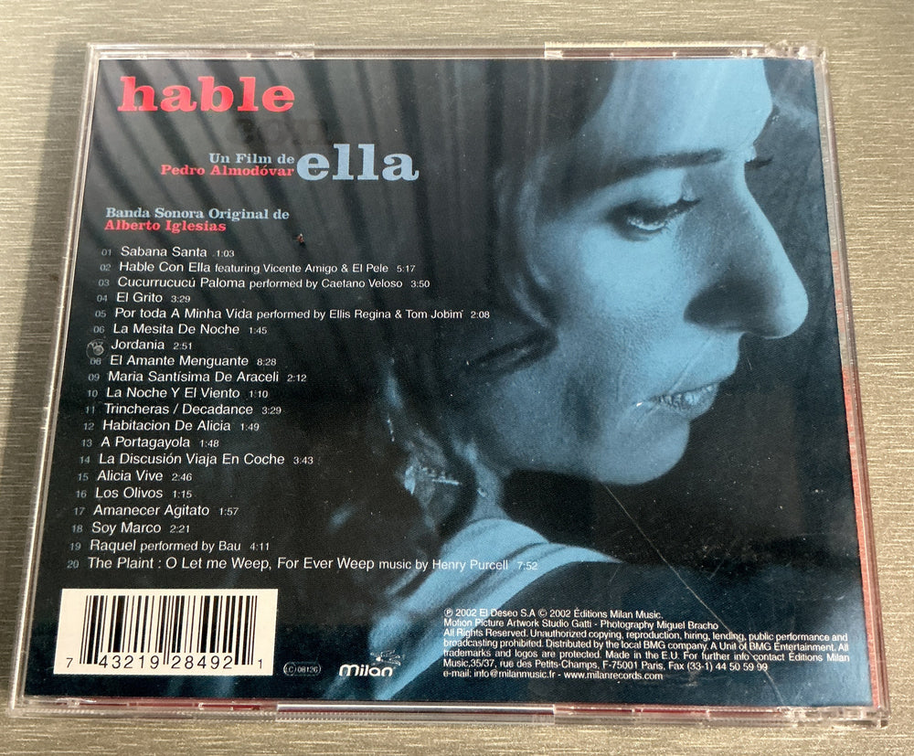 Alberto Iglesias – Hable Con Ella (Banda Sonora Original). 2002. CD.
