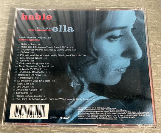 Alberto Iglesias – Hable Con Ella (Banda Sonora Original). 2002. CD.