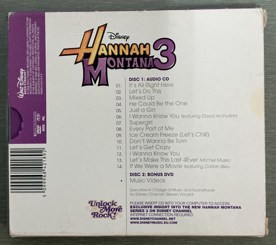 Hannah Montana – Hannah Montana 3 (CD+DVD Special Edition). 2009. CD+DVD.