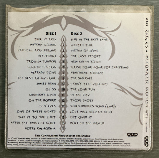 Eagles – The Complete Greatest Hits. 2003. 2CD.