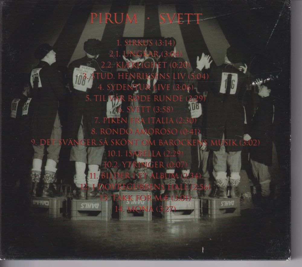 Pirum – Svett. 1994. CD.