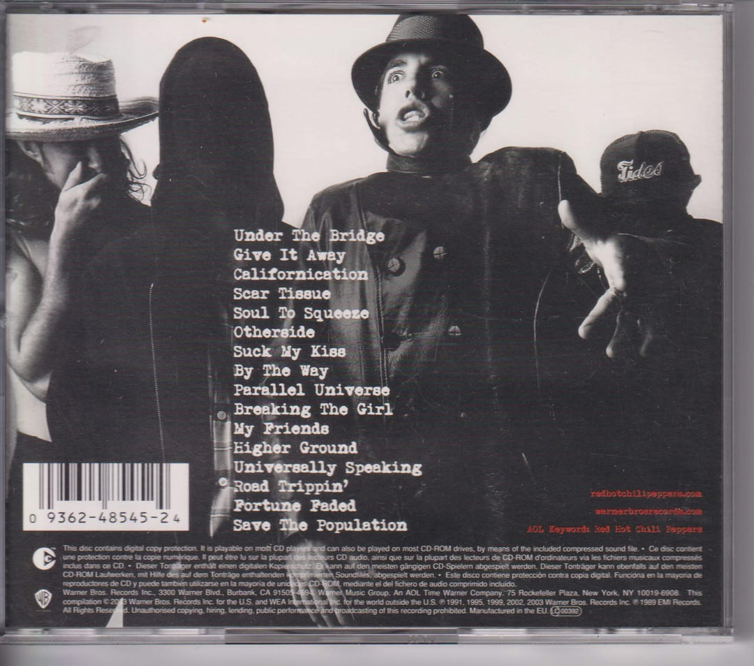 Red Hot Chili Peppers – Greatest Hits. 2003. CD.