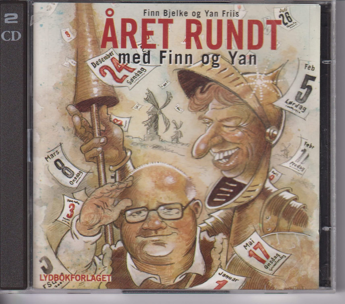 Finn Bjelke og Yan Friis – Året rundt med Finn og Yan. 2001. Lydbok 2CD.