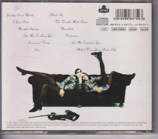 Shakespears Sister – Hormonally Yours. 1992. CD.