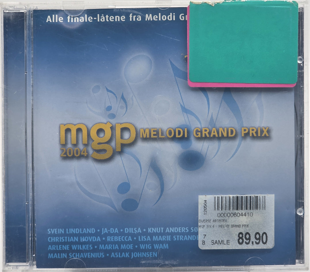 Diverse Artister - MGP Melodi Grand Prix 2004. 2004. CD.