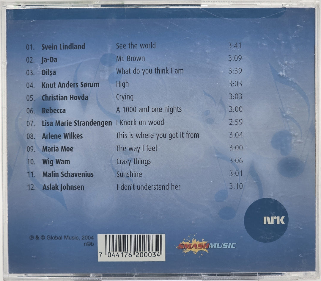 Diverse Artister - MGP Melodi Grand Prix 2004. 2004. CD.
