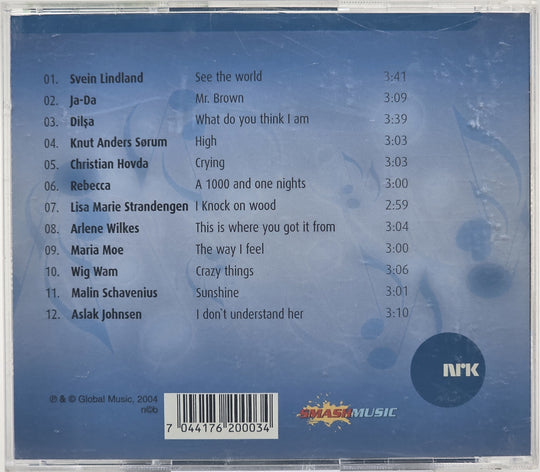 Diverse Artister - MGP Melodi Grand Prix 2004. 2004. CD.