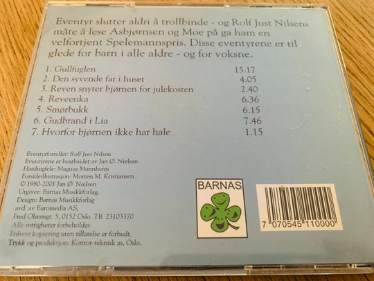 Barnas Eventyrserie 1 – Asbjørnsen & Moe. 1992. CD.