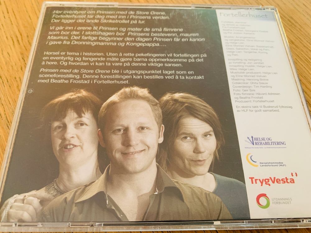 Prinsen med de store ørene. CD.