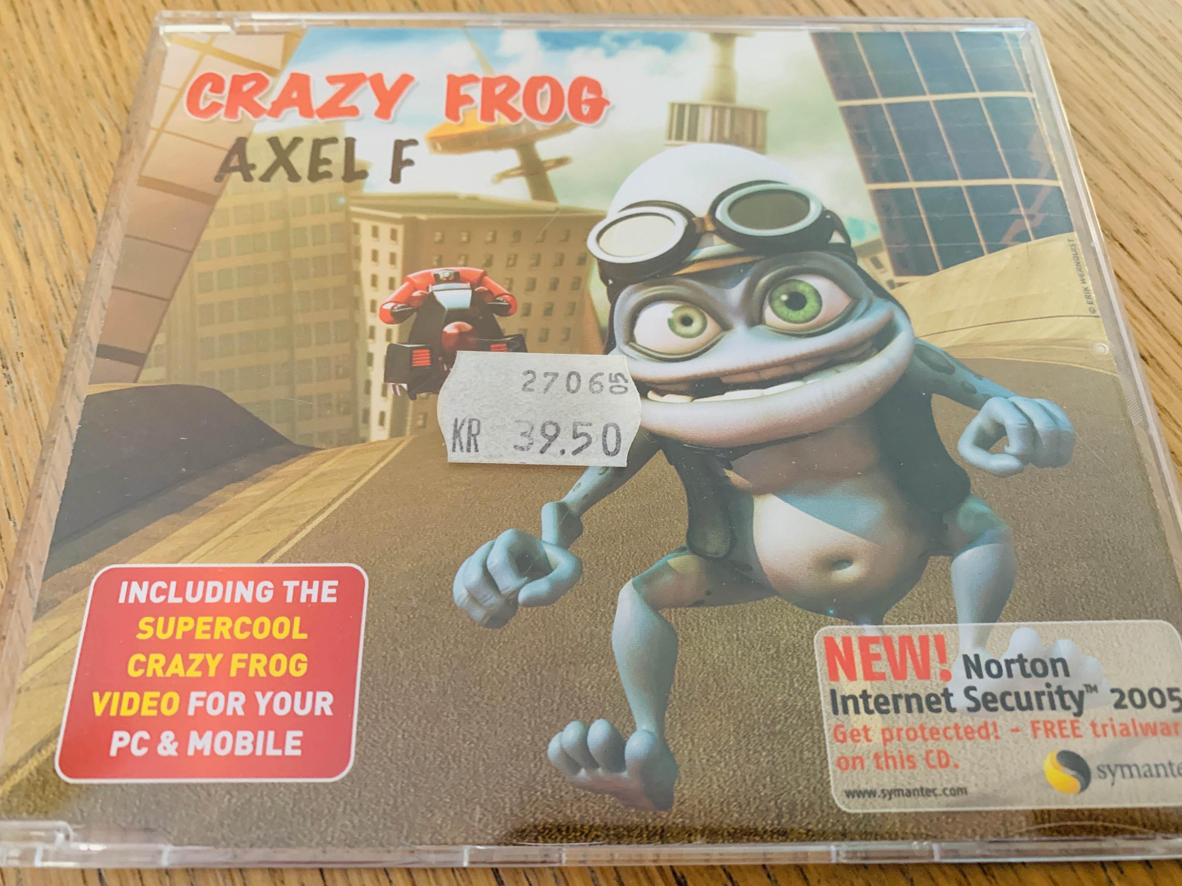 Crazy Frog: Axel F. 2005. CD.