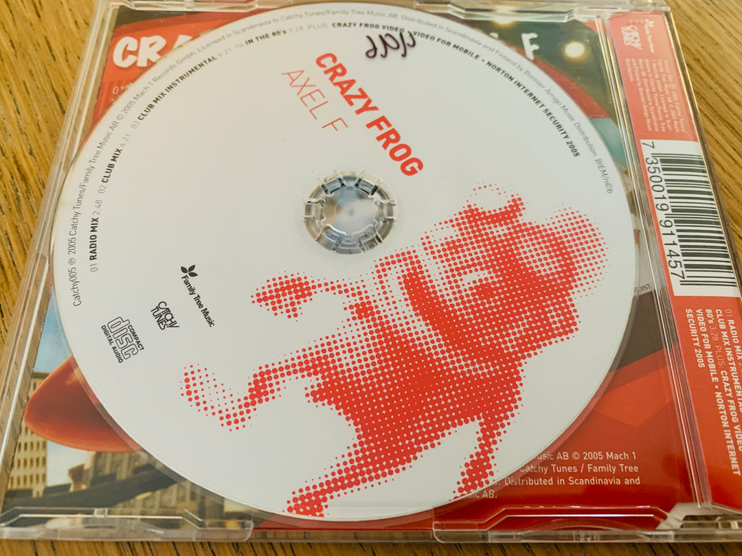 Crazy Frog: Axel F. 2005. CD.