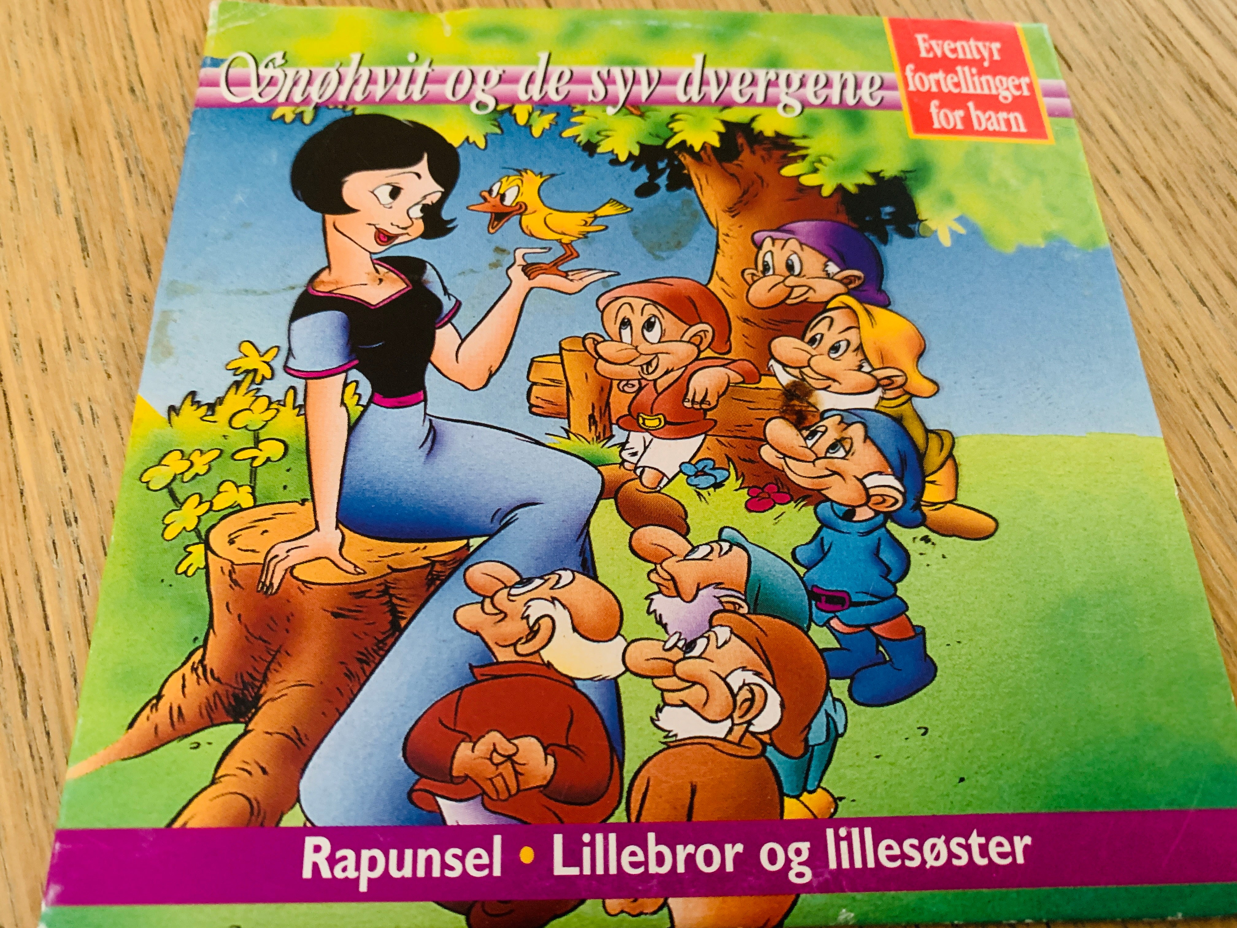 Snøhvit og de syv dvergene. 1990. CD.